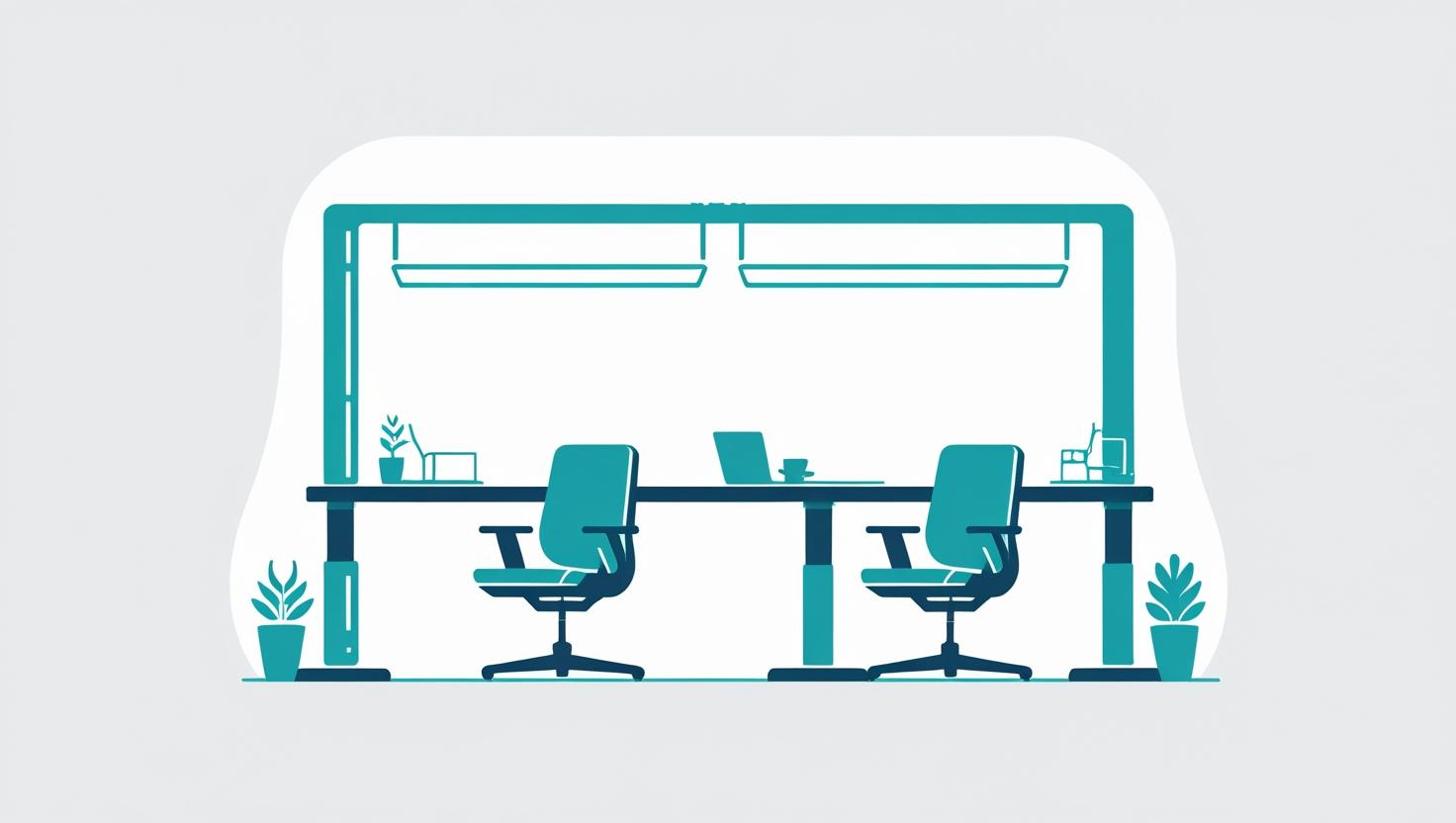 Coworking Desk Icon